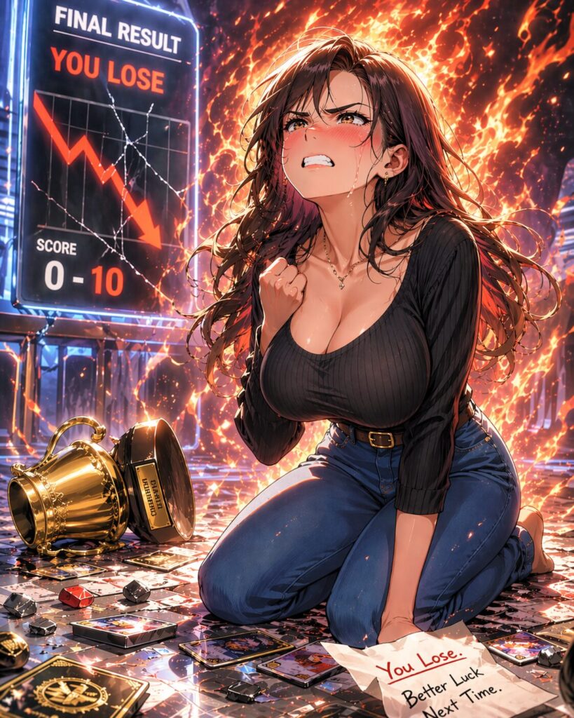 FXメンタルを壊す「負けたくない」という感情のイメージ