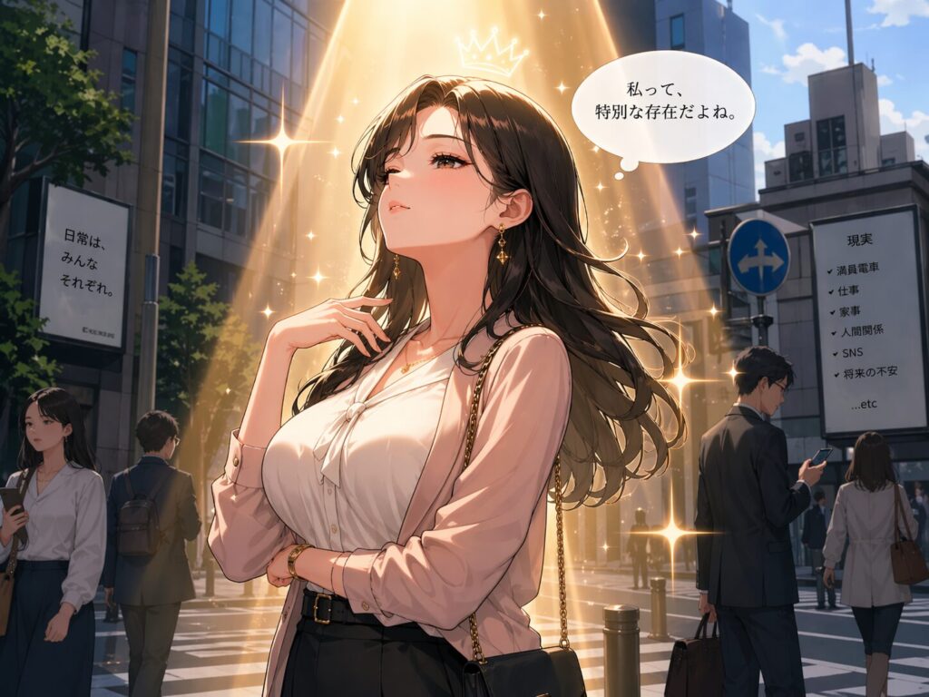 FXメンタルを狂わせる「自分は特別」という過信のイメージ