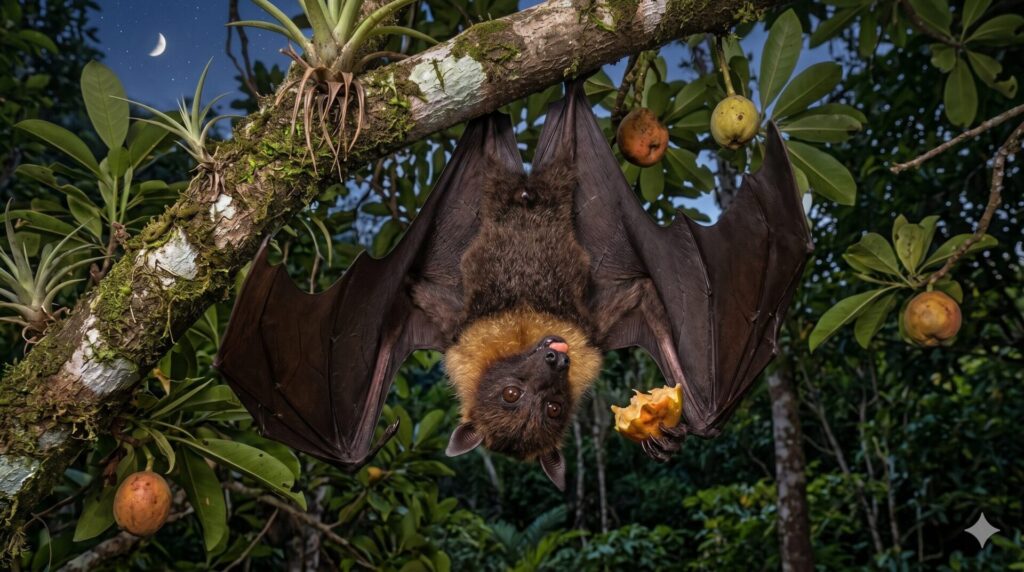 コウモリの秘密:空を飛ぶ唯一の哺乳類が持つ超能力とは? 6 Gemini Generated Image jzynvejzynvejzyn