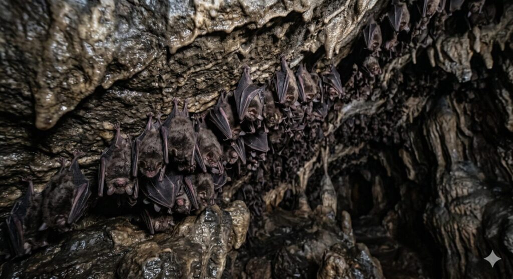 コウモリの秘密:空を飛ぶ唯一の哺乳類が持つ超能力とは? 4 Gemini Generated Image uep35fuep35fuep3