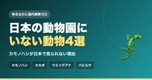 日本の動物園にいない動物4選｜カモノハシが日本で見られない理由