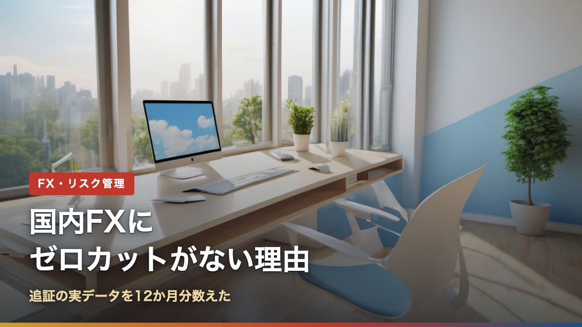 国内FXにゼロカットがない理由|追証の実データを12か月分数えた
