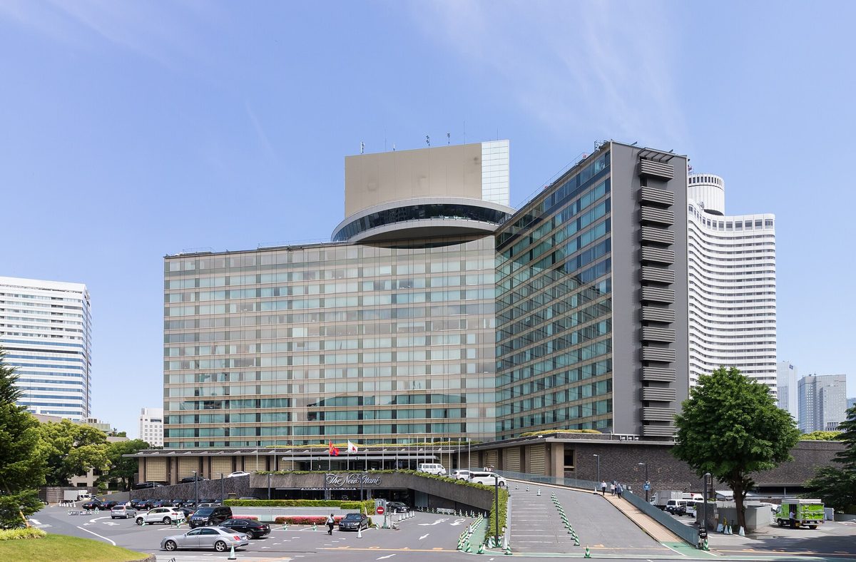 レセプション会場となったホテルニューオータニ東京(東京都千代田区紀尾井町)