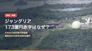 ジャングリア173億円赤字はなぜ？大半は子会社株の評価損、運営会社の赤字は約89億円