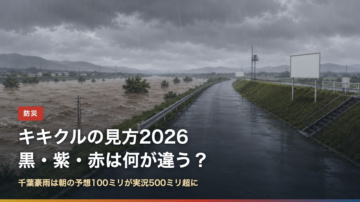 キキクルの見方2026 黒・紫・赤は何が違う？