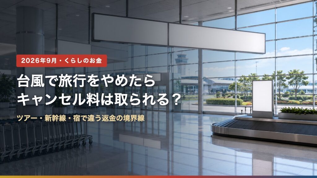 typhoon travel cancellation refund