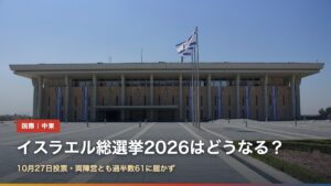 イスラエル国会（クネセト）議事堂の正面（イスラエル総選挙2026はどうなる？）