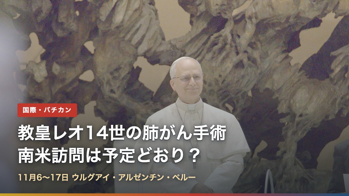 ローマ教皇レオ14世(2025年5月)。肺がん手術後も南米訪問は予定どおり