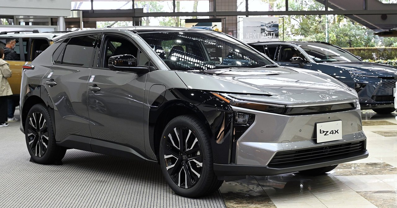 トヨタのEV bZ4X(市販車)